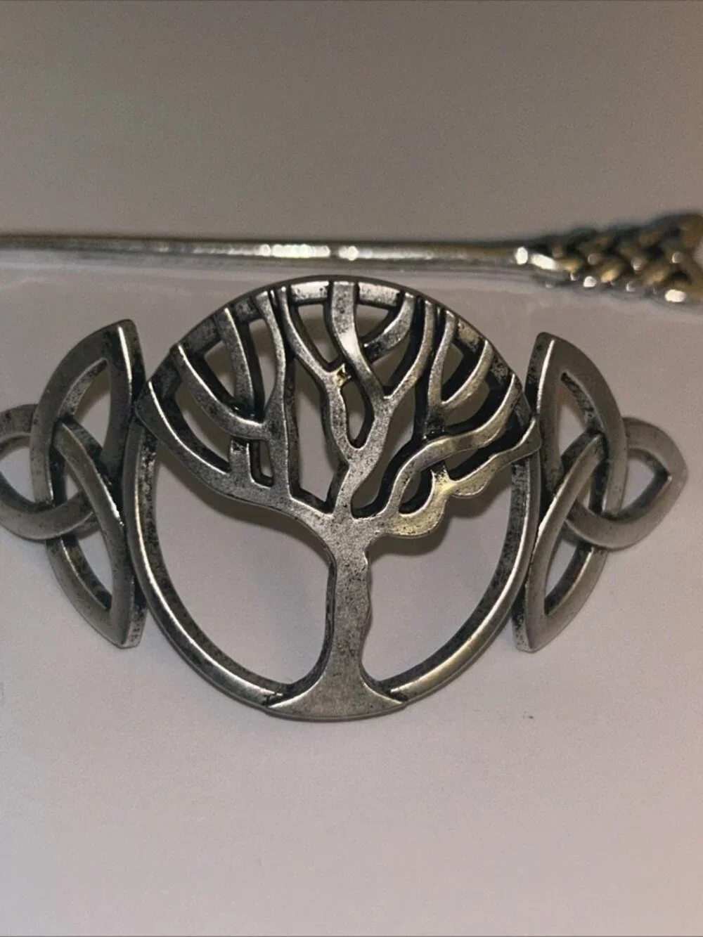 Celtic Tree of Life Hair Stick Barrette New Metal Hairpin Clip Accessory